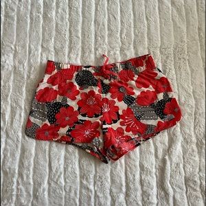 Floral North Face shorts